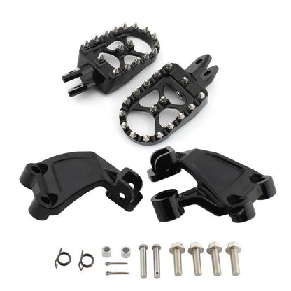 Footrest Foot Pegs Mount Bracket for Yamaha Vmax 1200 (1985-2007) Black