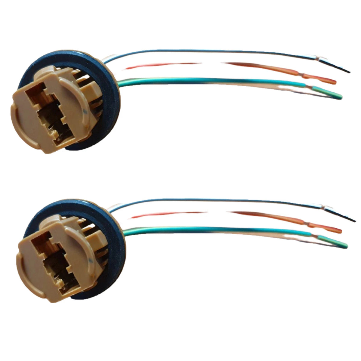 T20 7443 Filament Wedge Stop Light Socket 2 x Connector for Cars (2010–2024)