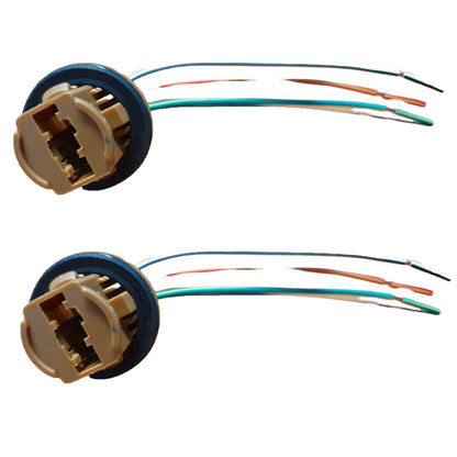 T20 7443 Filament Wedge Stop Light Socket 2 x Connector for Cars (2010–2024)
