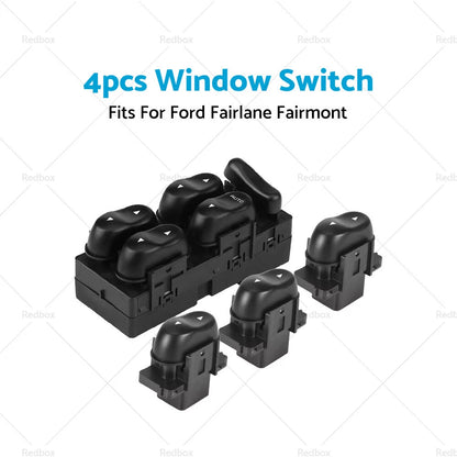 Power Window Switch Set of 4 for Ford Fairlane Fairmont (2002-2008)