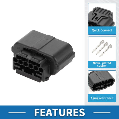 6 Pin Parking Assist Sensor Connector Plug for Renault