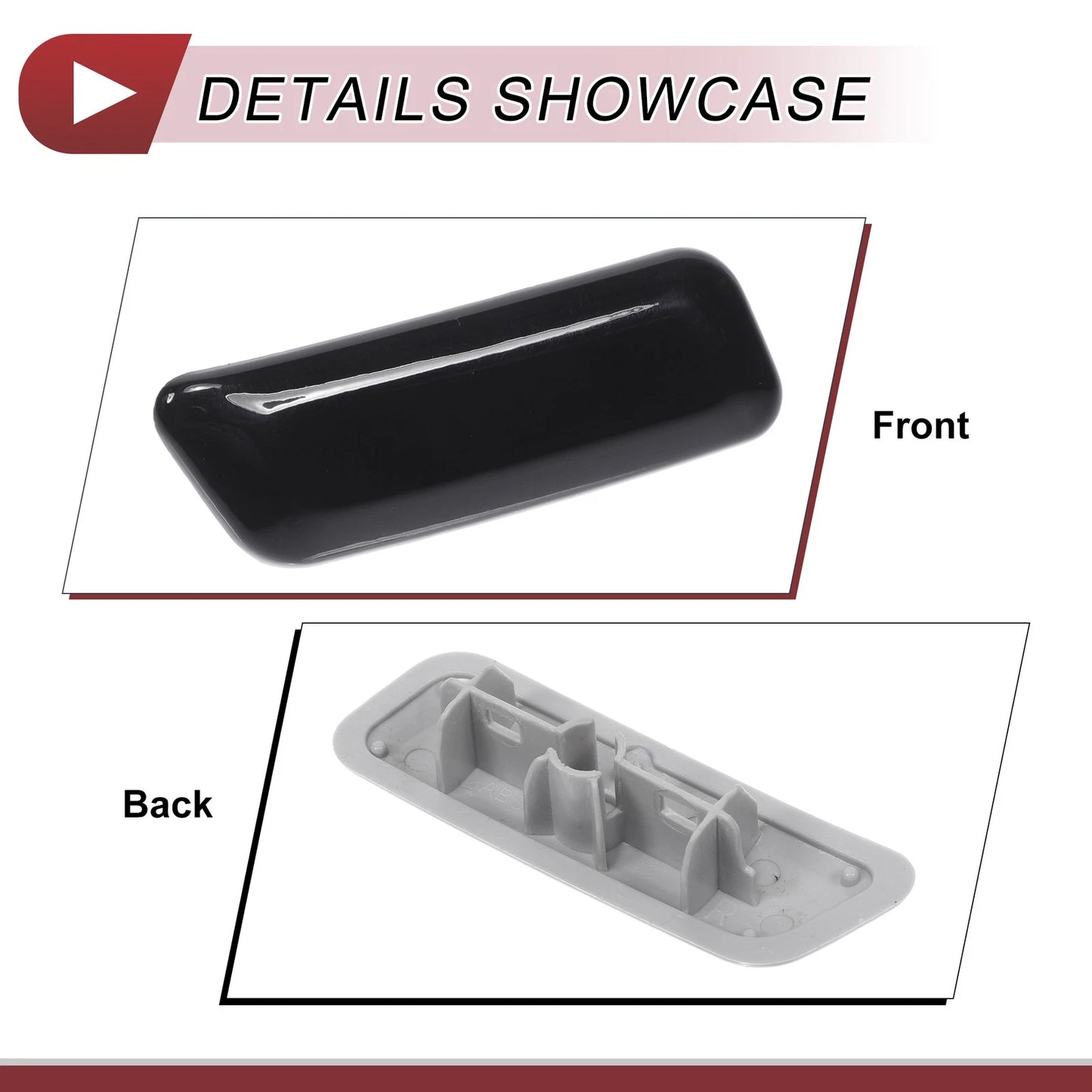 Front Right Washer Nozzle Cover for Lexus GX460 (2010-2013) Black