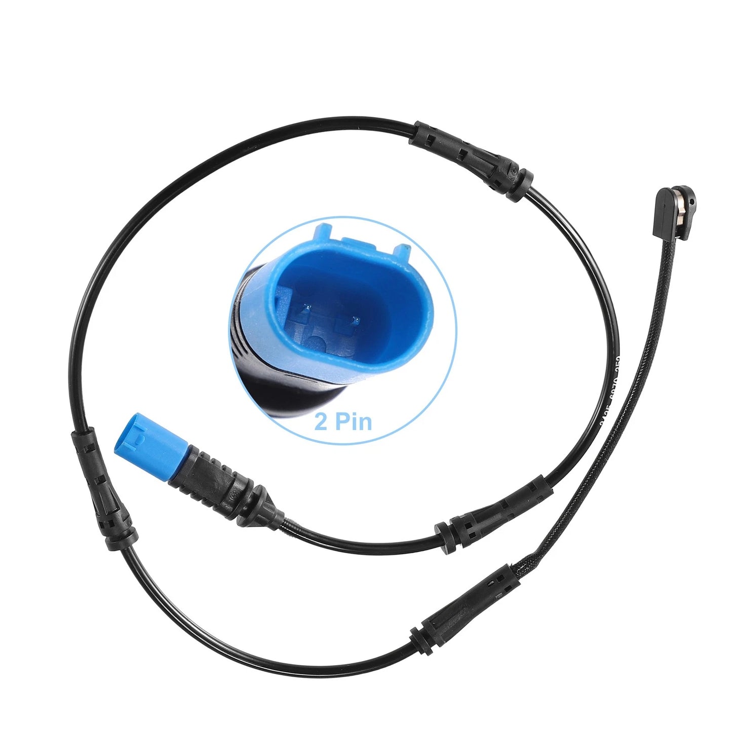 Rear Brake Pad Sensor for BMW X5 (2000-2006) - Plastic Rubber Black Blue 1 x