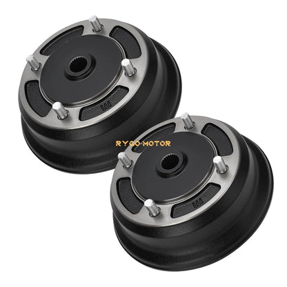 2 x Rear Brake Drums for Kawasaki Mule 2510 3000 3010 3020 4000 4010