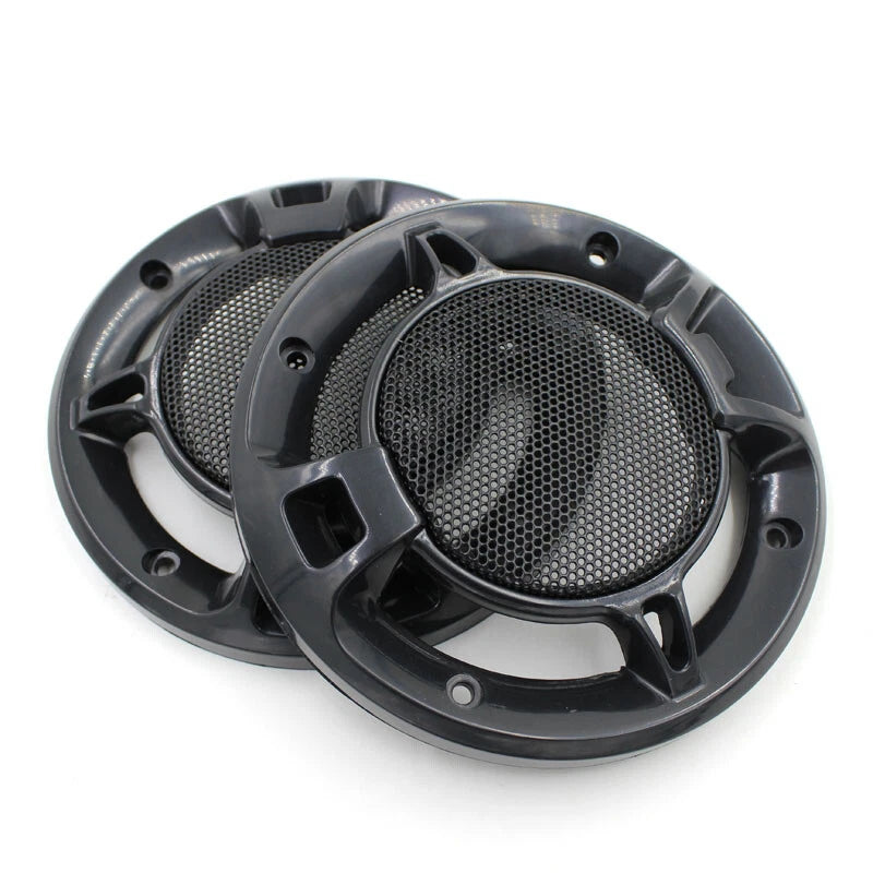 2PCS 4 inch Speaker Cover Mask Woofer Auto Sound Audio Speaker Case Black