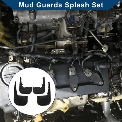 Mud Flaps Splash Guards 1 Set for Mercedes-Benz Viano Vito (2005-2012)