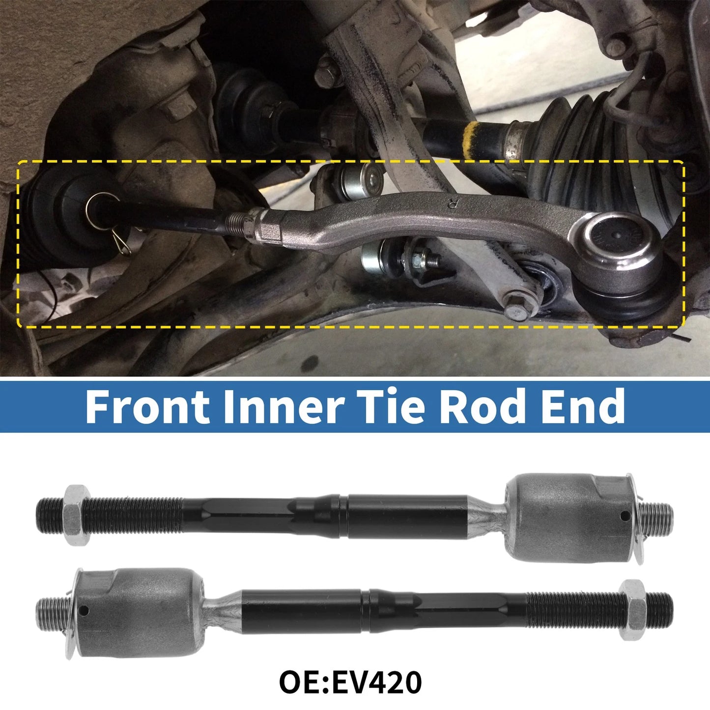 Front Inner Tie Rod Ends for Toyota Solara (2004-2008)
