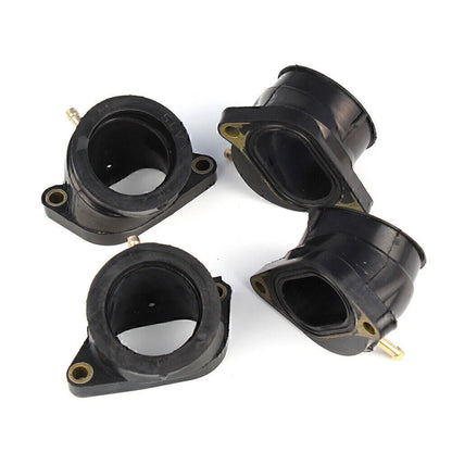 4PCS Carburetor Intake Manifold Boots for Yamaha FZS1000 FZ-1 (2001-2005)