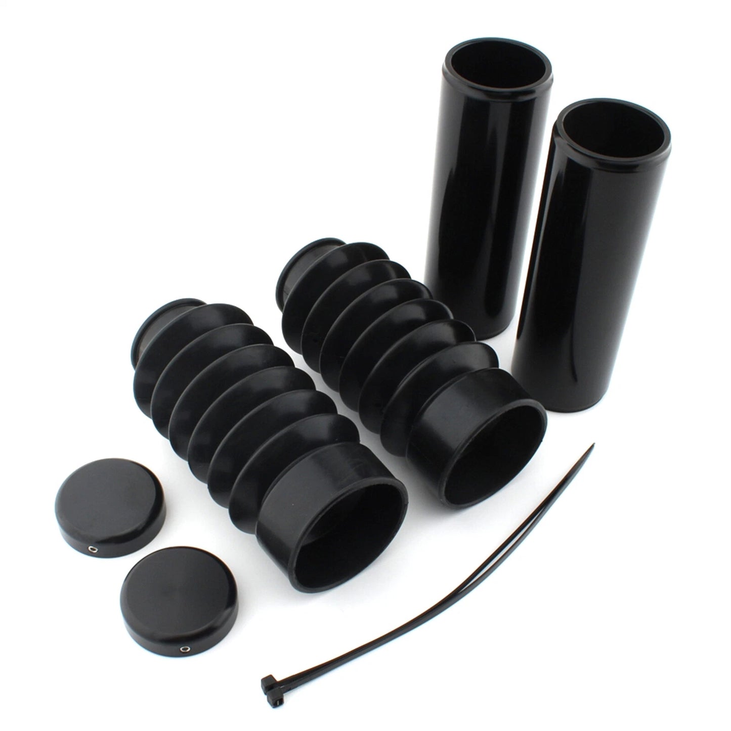 Black Upper & Lower Fork Covers for Harley Breakout FXSB (2013-2017)