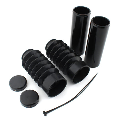 Black Upper & Lower Fork Covers for Harley Breakout FXSB (2013-2017)