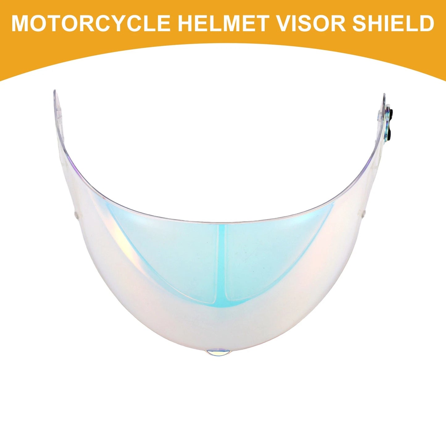 Visor Shield 3-Snap Motorcycle Helmet for X-803 Resin Clear Red