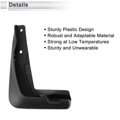 Mud Flaps Splash Guards 2 x Set for BMW 3 Series E46 (1997-2005)
