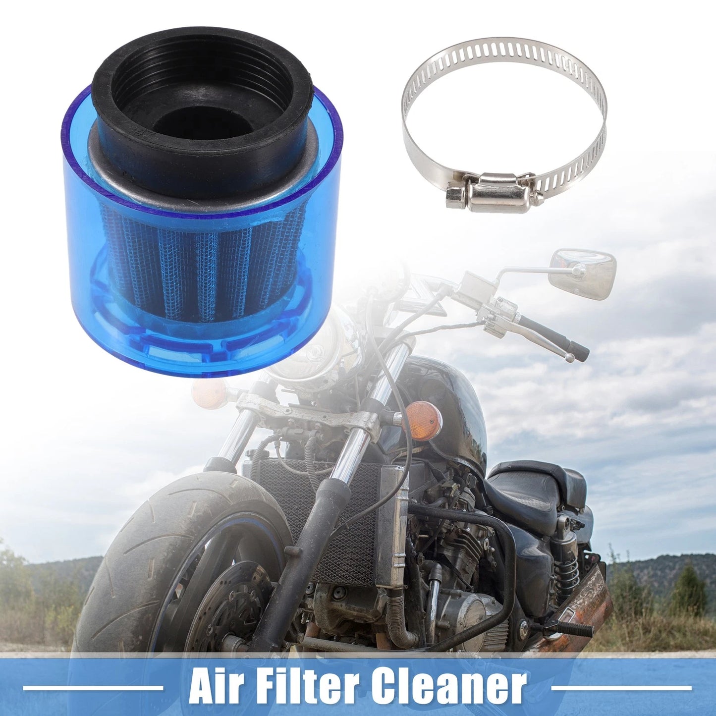 Air Filter Cleaner / 47mm/1.85" for Most Motorcycles