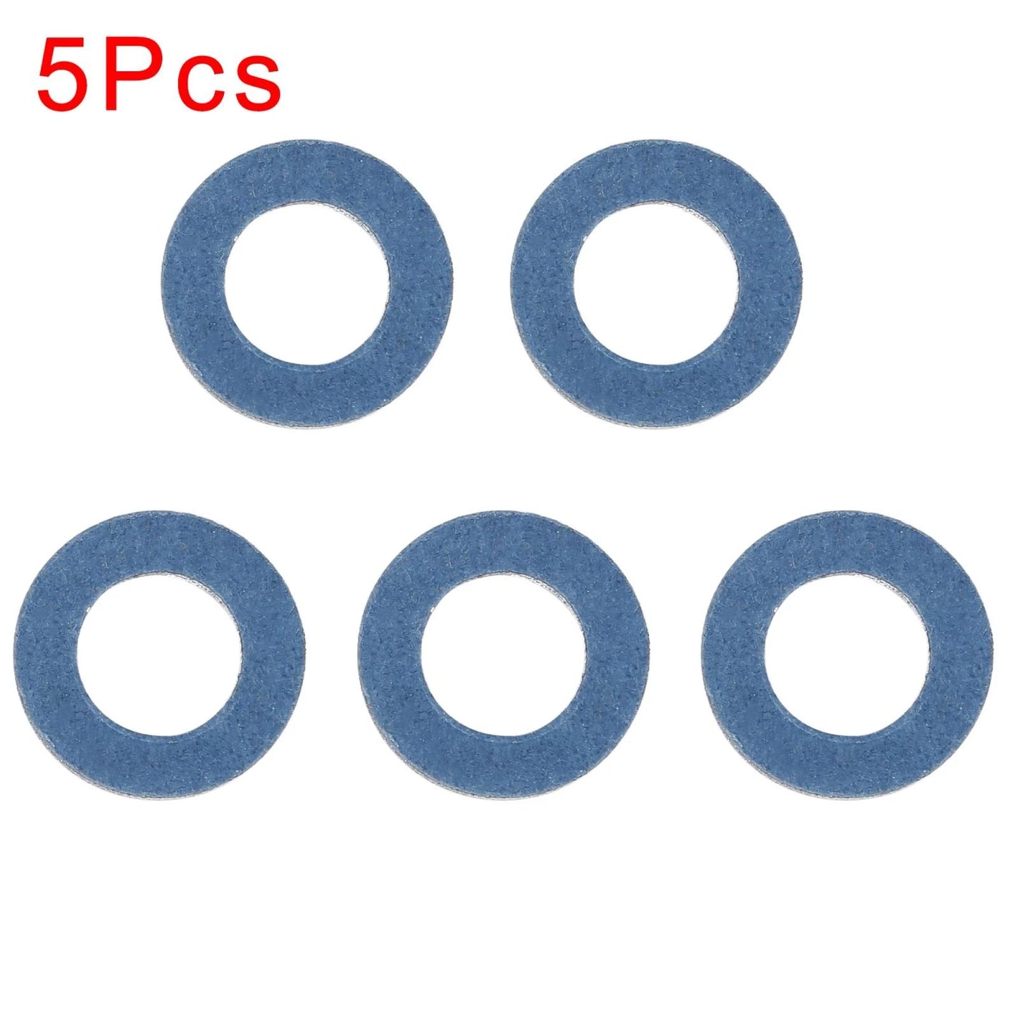 Oil Drain Plug Gasket 5 x M12 Blue for Toyota