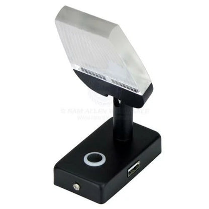 Caravan Boat Blade Reading Light LED with USB Outlet, Matt Black