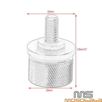 1/4-20 Thread Seat Bolt for Harley Touring Softail Dyna Street Bob Street Glide