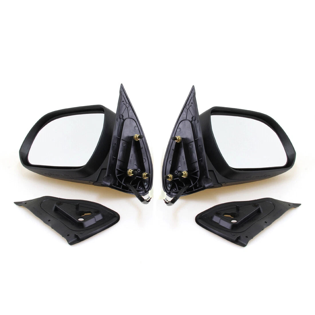 Chrome Electric LED Door Wing Mirrors for Toyota Hilux MK7 2004-2015