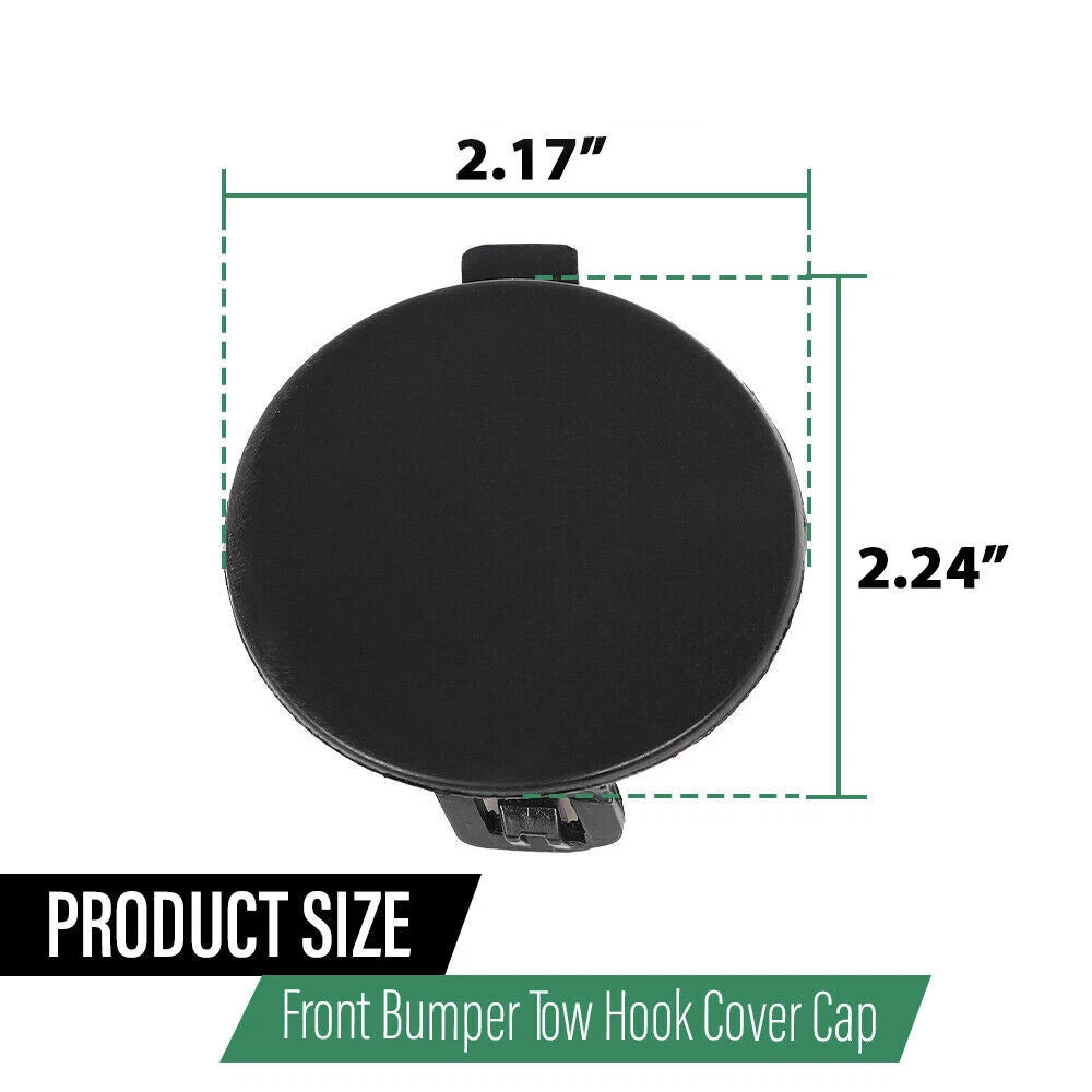 Front Bumper Tow Hook Plug Cover for Jeep Compass (2017-2021)