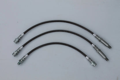 Braided Brake Hose Set (3) for Datsun 120Y (1971-1975)