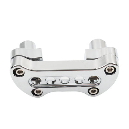 2" Straight Handlebar Riser & Top Clamp for Harley Dyna Touring Road Glide (2006-2023)