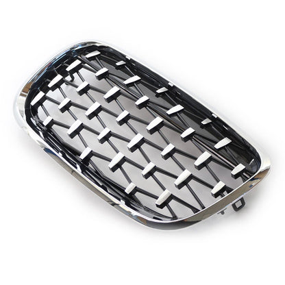 Diamond Style Chrome Front Kidney Grille for BMW X5 (2007-2013)