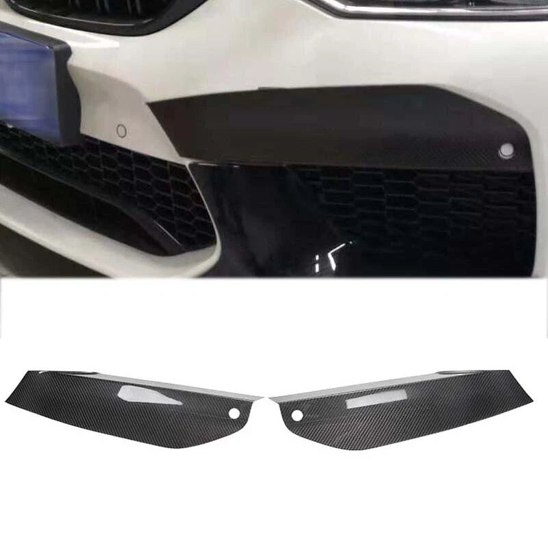 Carbon Fiber Front Bumper Upper Air Vent Lid Cover Trim for BMW M5 F90 2018-20