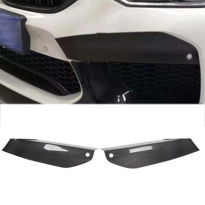 Carbon Fiber Front Bumper Upper Air Vent Lid Cover Trim for BMW M5 F90 2018-20