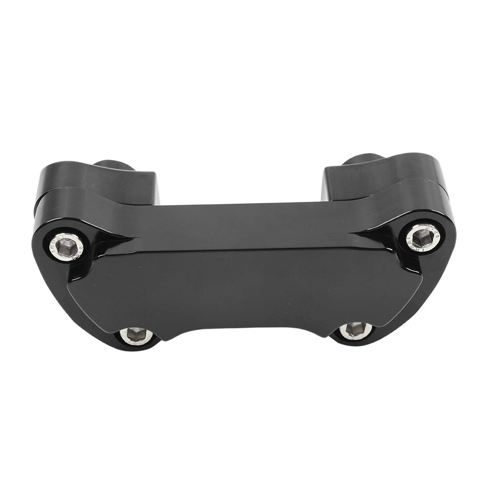 2" Handlebar Risers & Top Clamps for Harley Dyna, Softail, Sportster