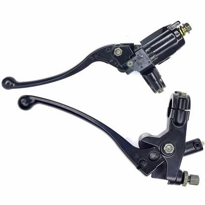 Handlebar 7/8 Brake Master Cylinder Hydraulic Control + Clutch Lever for Motorcycle