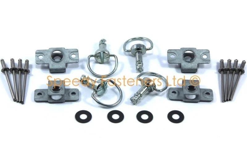 Dzus Fasteners / 4x / D Anello Dzus Fastener Quarter Turn for Motorcycle Fairing