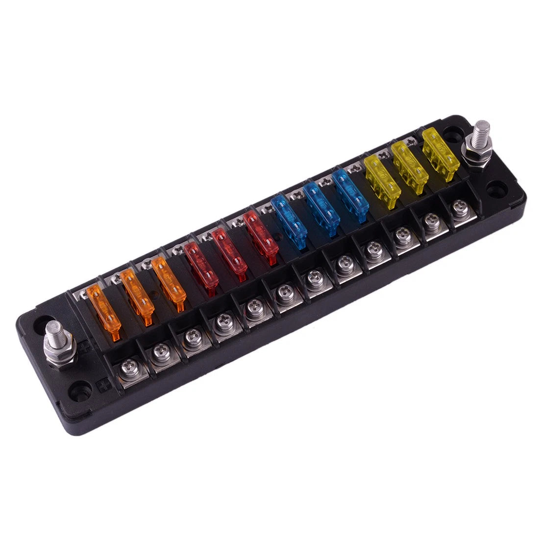 12 Way 32V Car Power Distribution Fuse Holder Block Universal