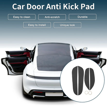 Kia Optima 2021-2023 Black Door Anti Kick Pad Sticker Protector 1 Set
