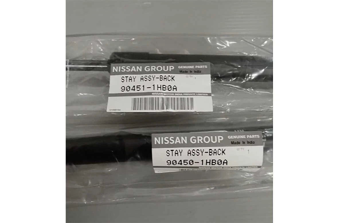 2 x Rear Tailgate Gas Struts for Nissan Micra K13 (2010-2015)