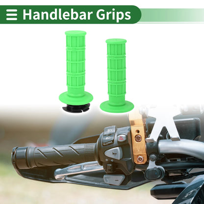 7/8" 22mm Hand Grips Cover TPR Green for Make Model