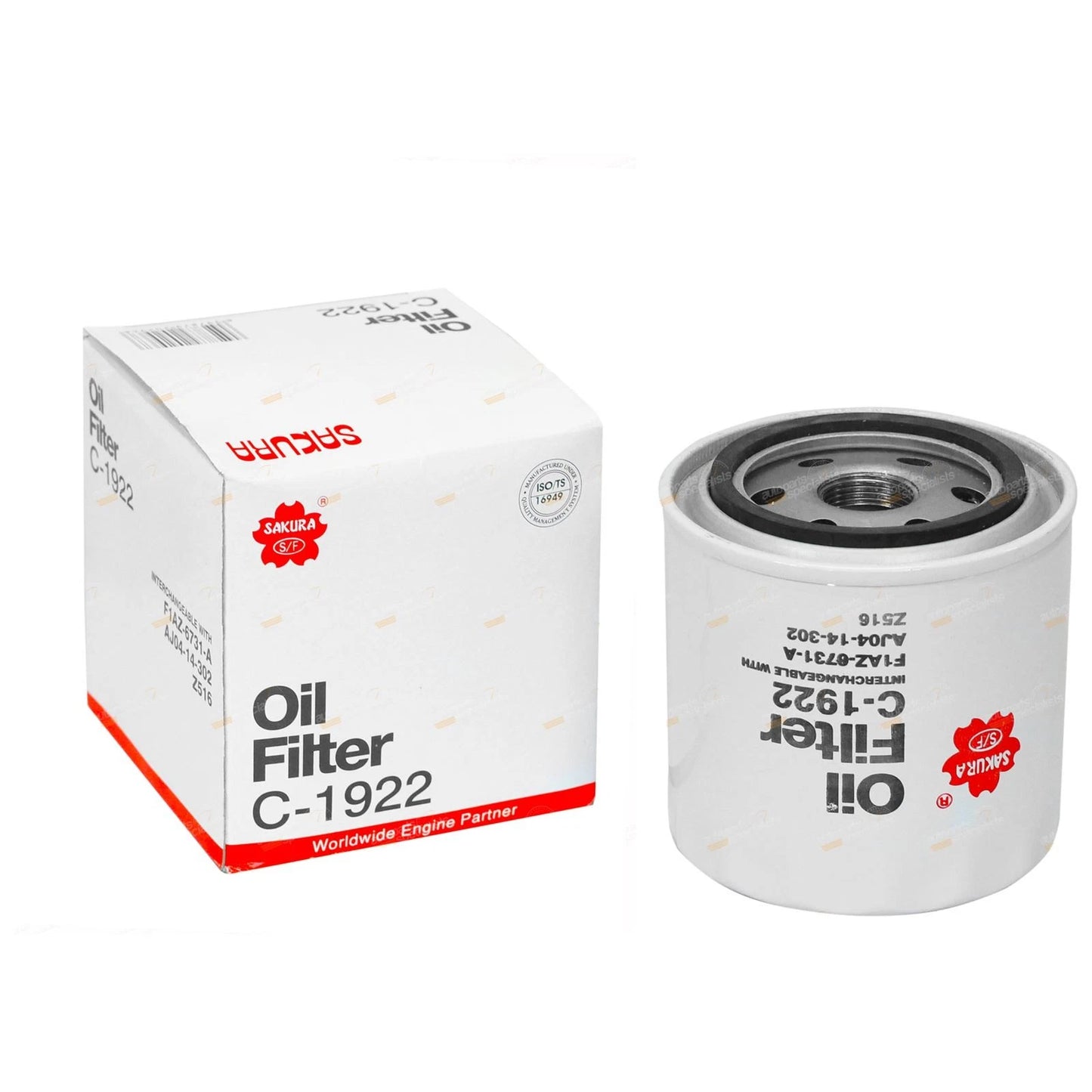 Engine oil filter for Interchangeable with Ryco Z516