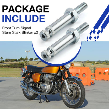 Front Turn Signal Stem Blinker for Honda CB350F 1972 / CL125A SS125 1968