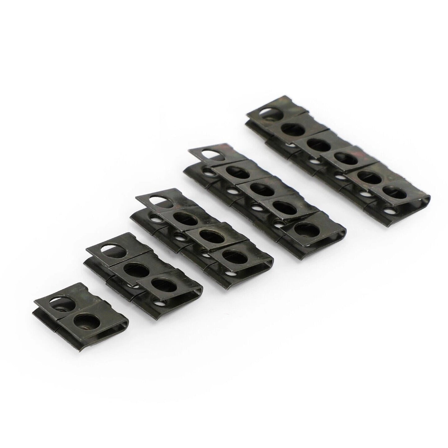 M5 Galvanized Snap Nuts 2 x Trim Clamps for Various Makes & Models