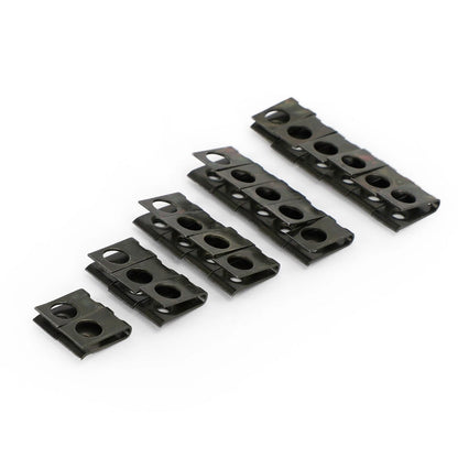 M5 Galvanized Snap Nuts 2 x Trim Clamps for Various Makes & Models