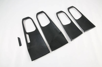 Carbon Fiber Inner Door Handle Bowl Trim for 2021-2023 KIA SORENTO Covers