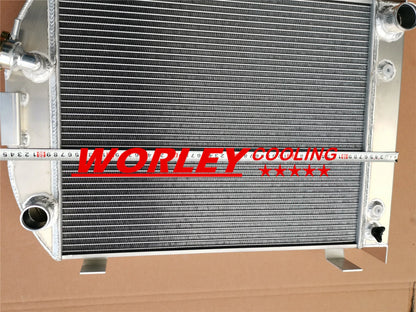 3ROW Radiator & Fan for 1932 Ford Hi-Boy Chevy Engine (1932)
