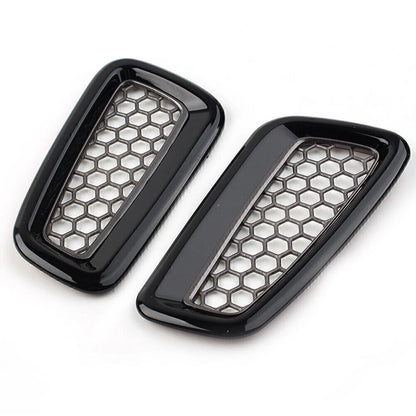 Dashboard L&R Air Outlet Vent Cover for Honda Civic 11th 2022-Up Glossy Black