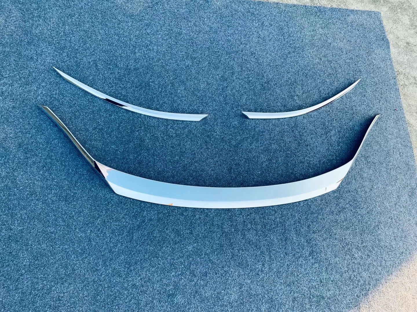 Front Hood Cover Chrome Trim for Toyota Harrier Venza (2020-2024)