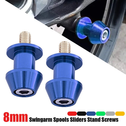 Blue Swingarm Spools Slider M8 for HONDA CBR 600RR 1000RR CBR954RR (2003-2023)