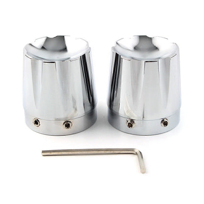 CNC Front Axle Nut Covers for Harley Dyna, Fatboy, Electra, Street Glide, Road King