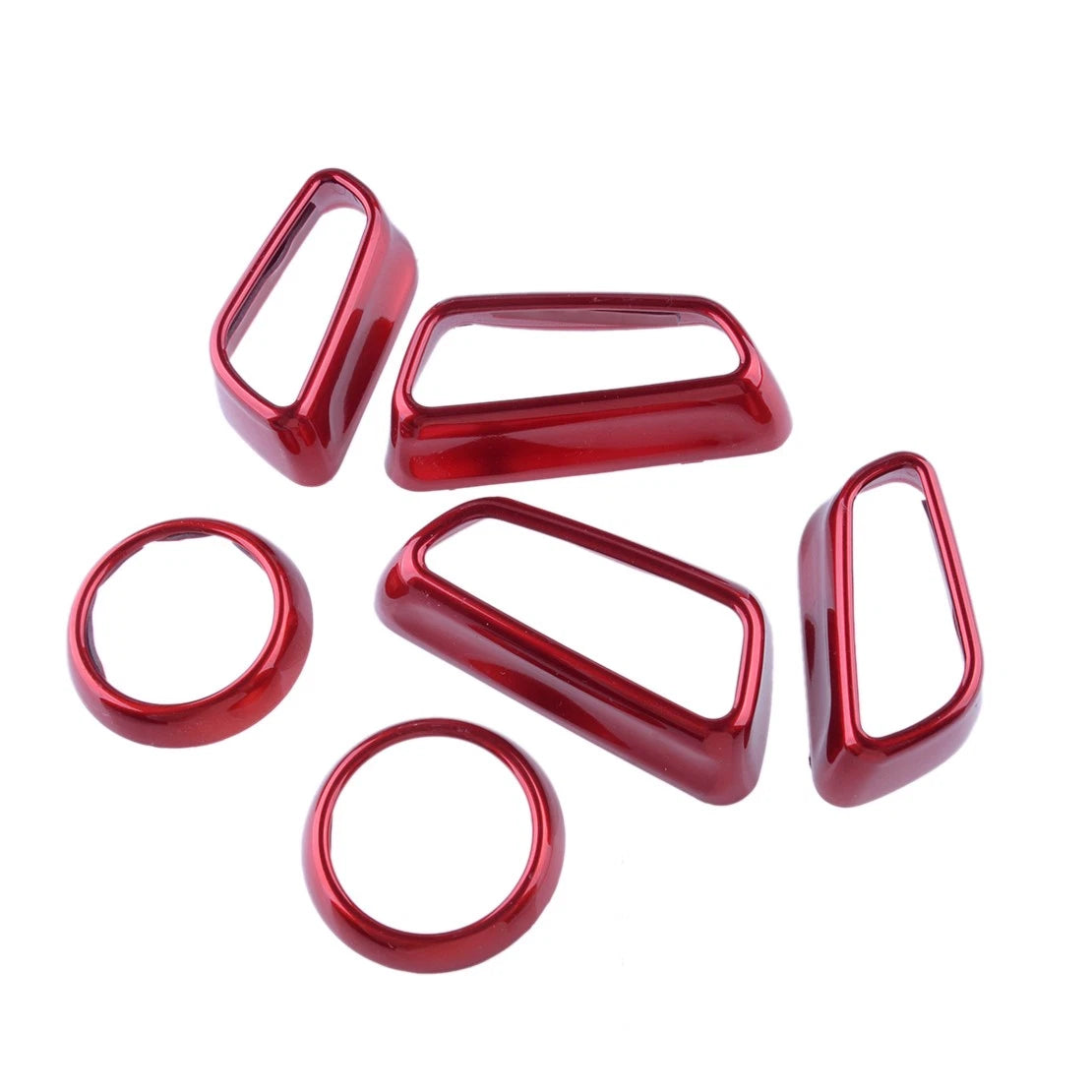 6 x Door Seat Adjustment Switch Knob Cover Rings for Toyota Camry (2007-2011)
