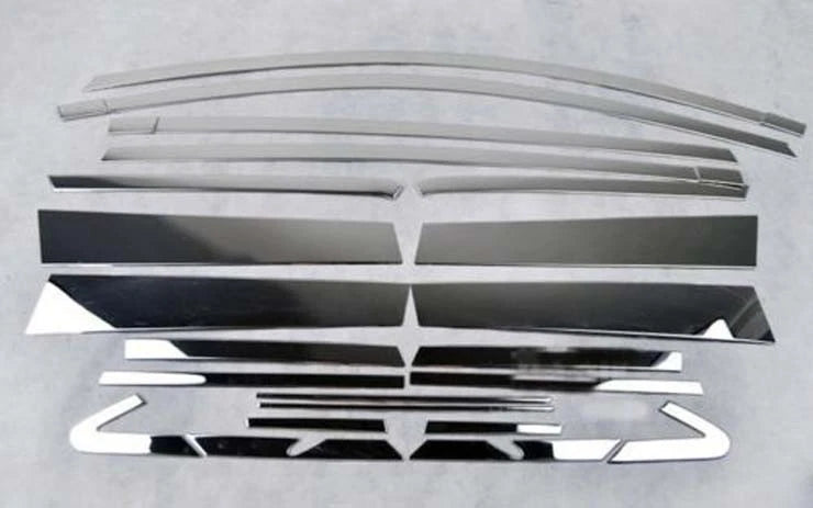 Sill Window Pillars Molding Cover Trim for 2016-2018 Toyota RAV4 (2016-2018)