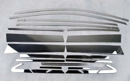 Sill Window Pillars Molding Cover Trim for 2016-2018 Toyota RAV4 (2016-2018)