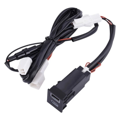 USB-C PD USB-A QC3.0 Charger Wiring Kit for Toyota RAV4 Prius C-HR (2019-2023)
