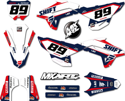 Full Custom Sticker Kit for Honda CRF 450 R (2021-2023) - Laser Style Decals