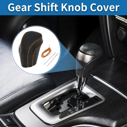 Gear Shift Knob Cover Carbon Fiber Pattern Black for Toyota Camry (2018–2024)